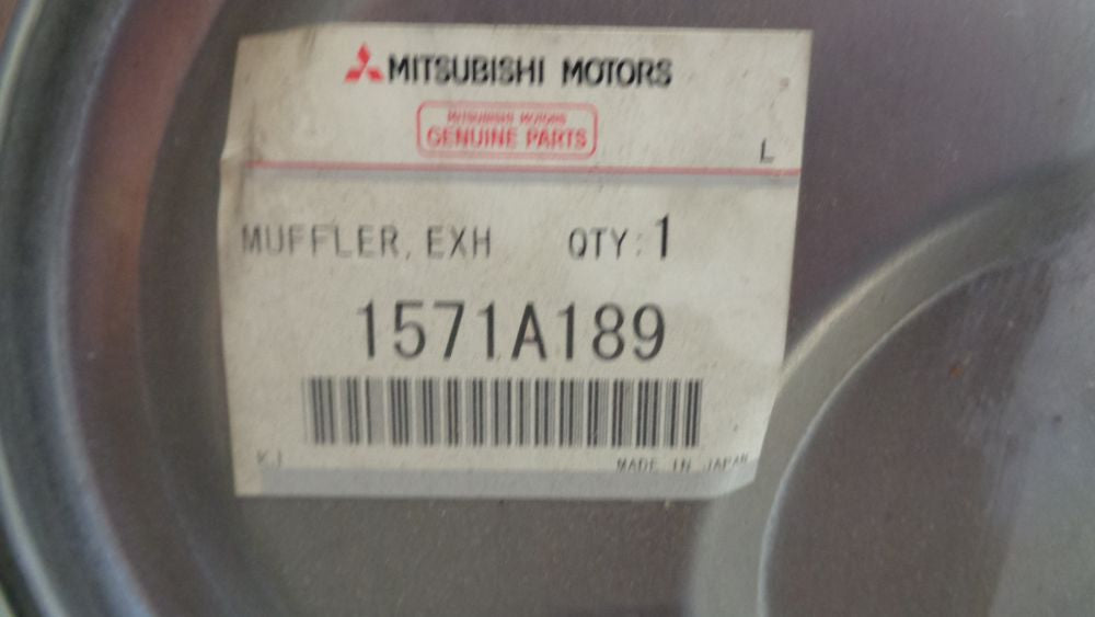 Mitsubishi Lancer CC-CE Genuine Rear Muffler Sedan- Coupe New Part
