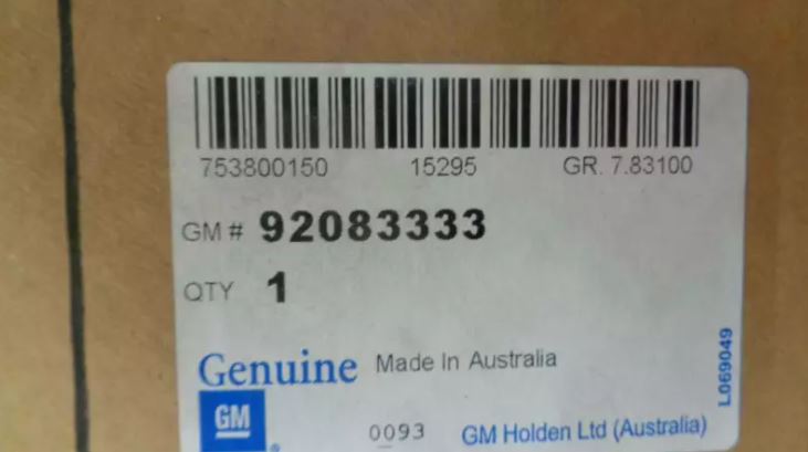 Holden Commodore VT Genuine Front Bumper Bar New Part
