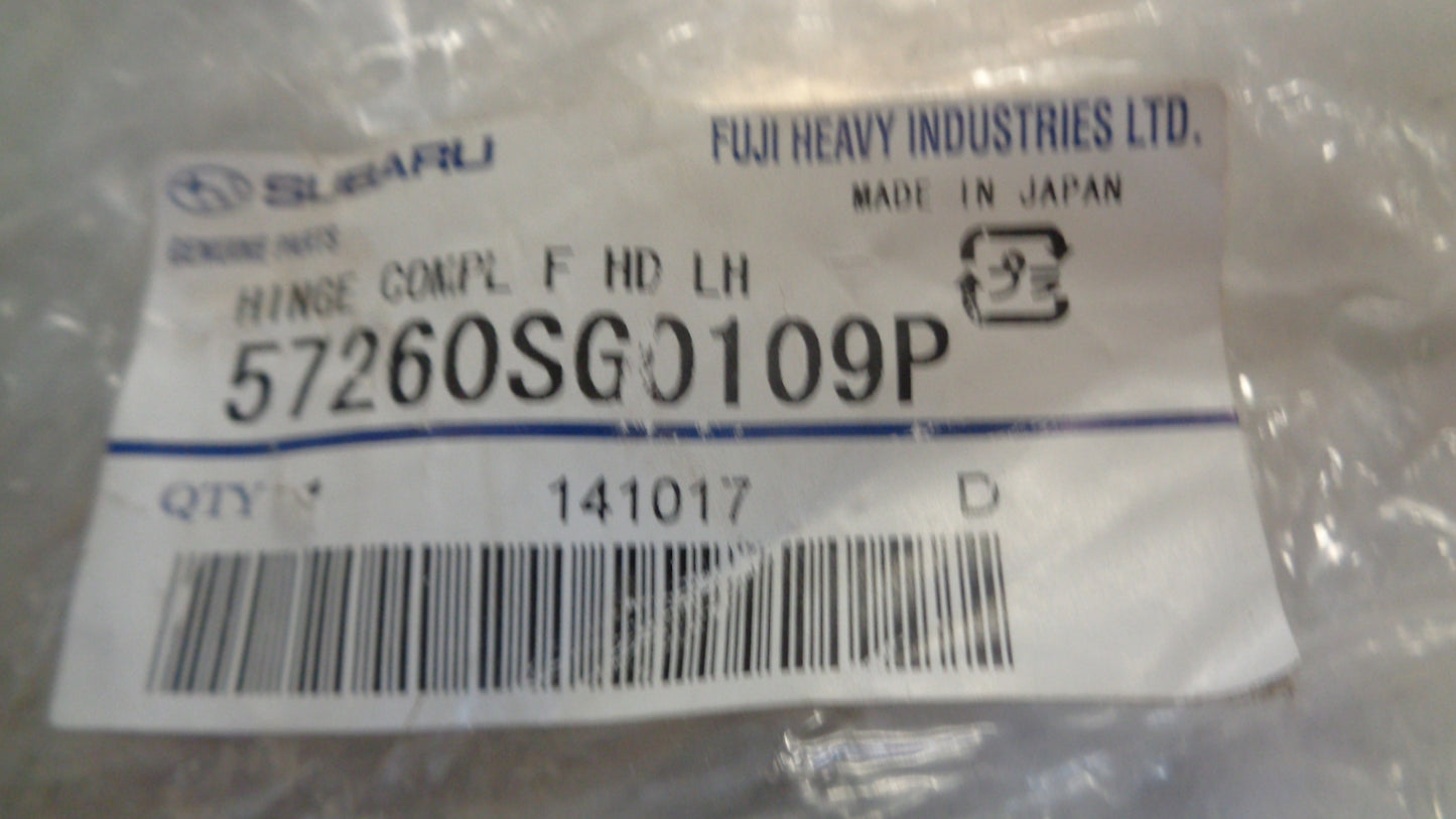 Subaru Forester Genuine Left Hand Bonnet Hinge New Part