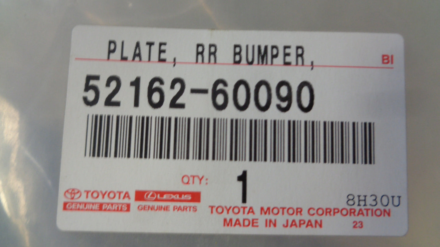 Toyota Landcruiser Prado 150 Series Genuine Rear Bumper Plate New Part