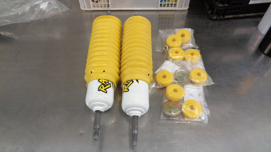 RAW Nitro Max Heavy Duty Front Shock Pair Suits Toyota Landcruiser 70 Series New Part