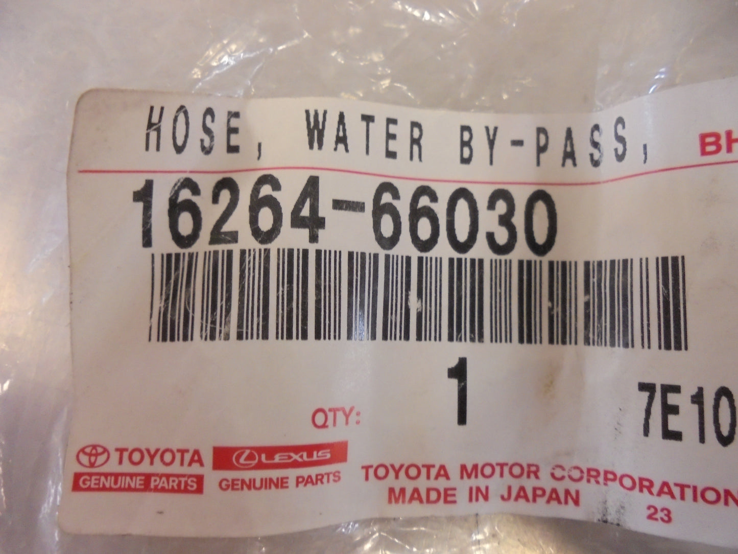 Toyota Landcruiser Genuine By-Pass Hose New Part