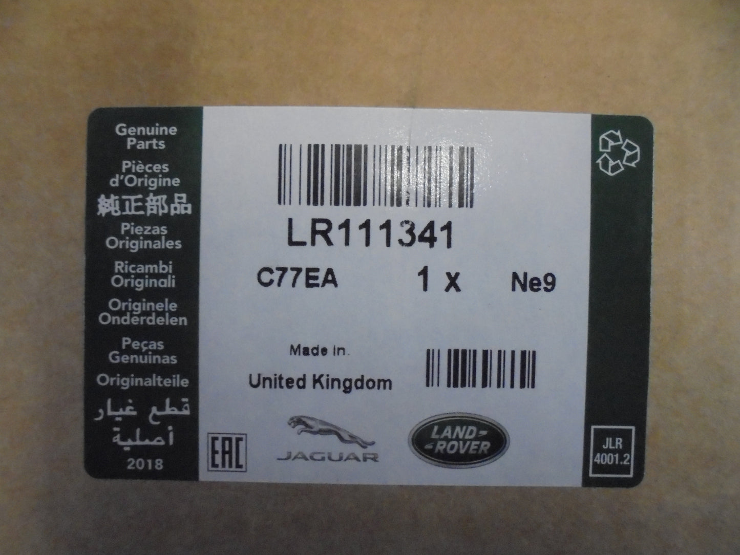 Range Rover Evoque-Discovery Sport Genuine Diesel 2.0Ltr Primary Fuel Filter New Part