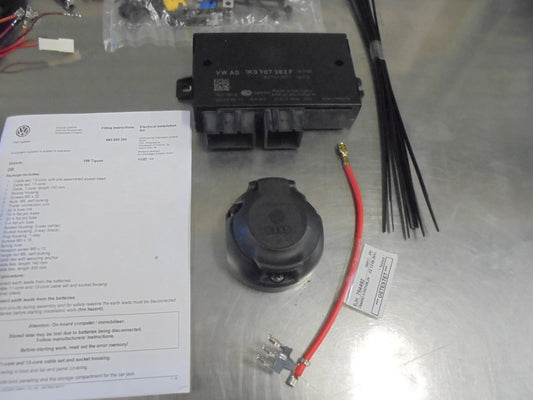 VW Tiguan Genuine Tow Bar Wiring Loom-Plug 13-Instructions Kit New Part