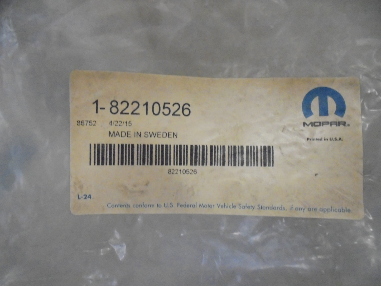 Jeep Patriot-Compass Genuine Rear Cargo Tray Liner New Part