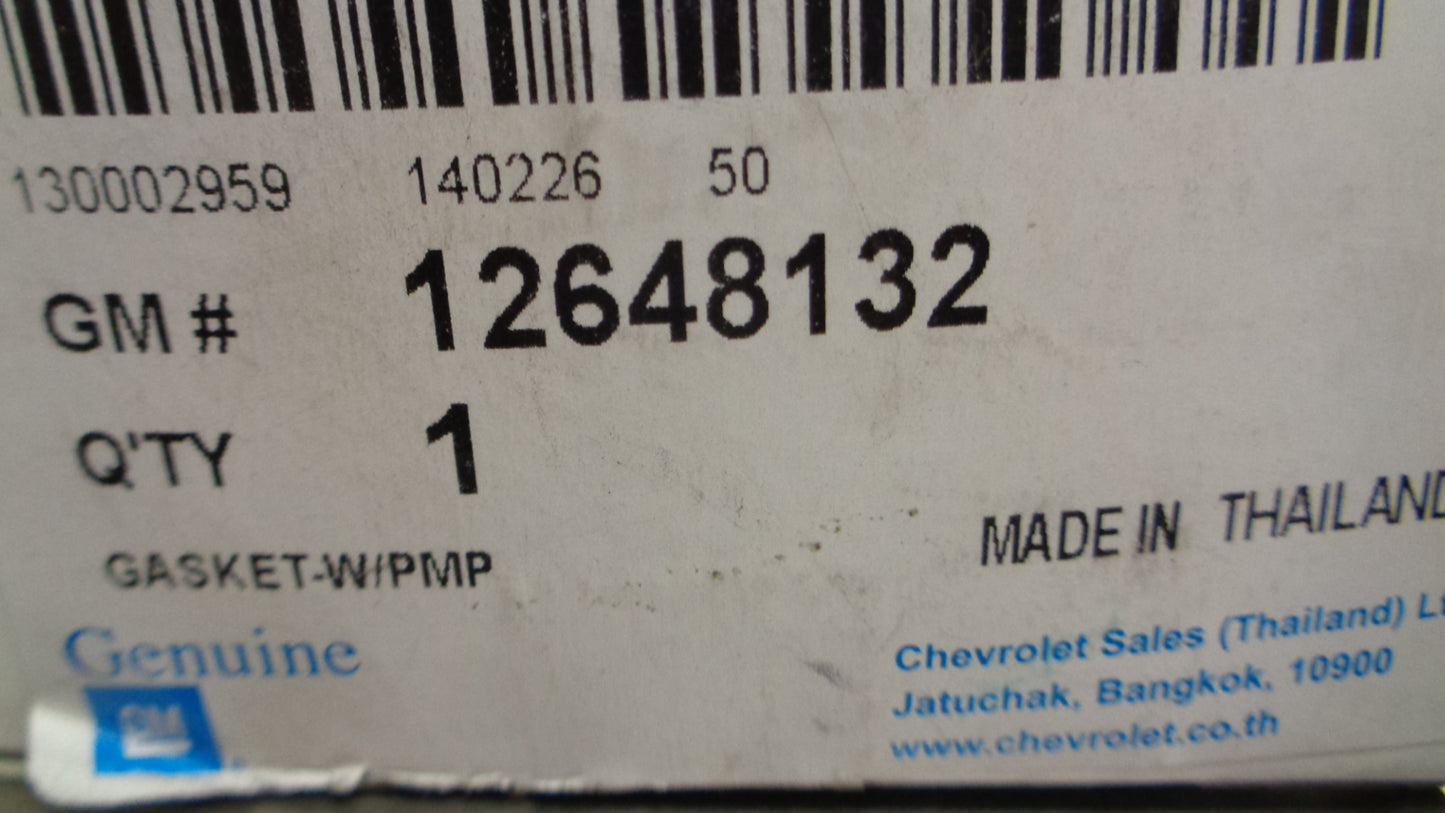 Holden Colorado Genuine Water Pump Gasket New Part