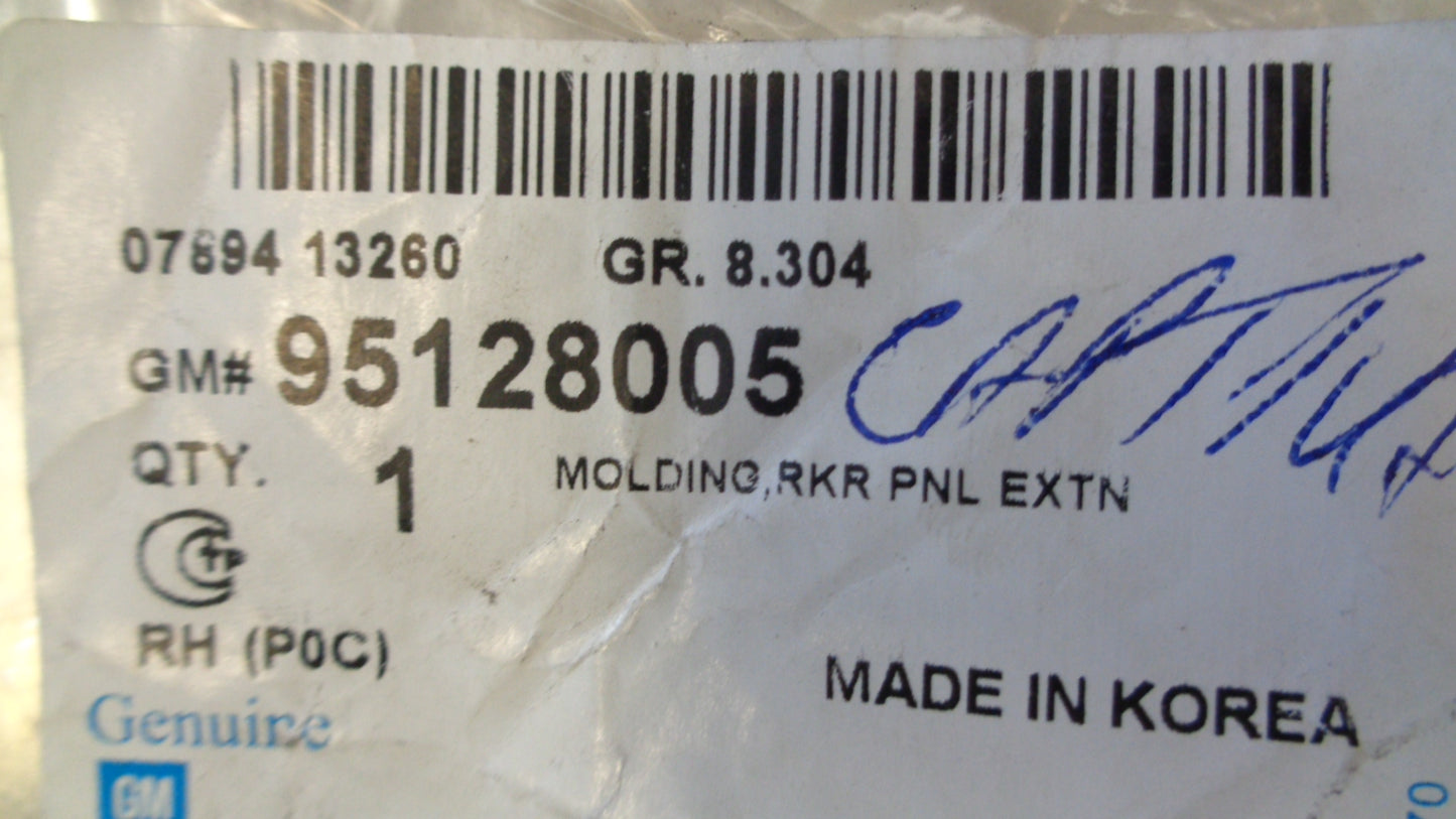 Holden Captiva Genuine Right Hand Wheel House Panel New Part