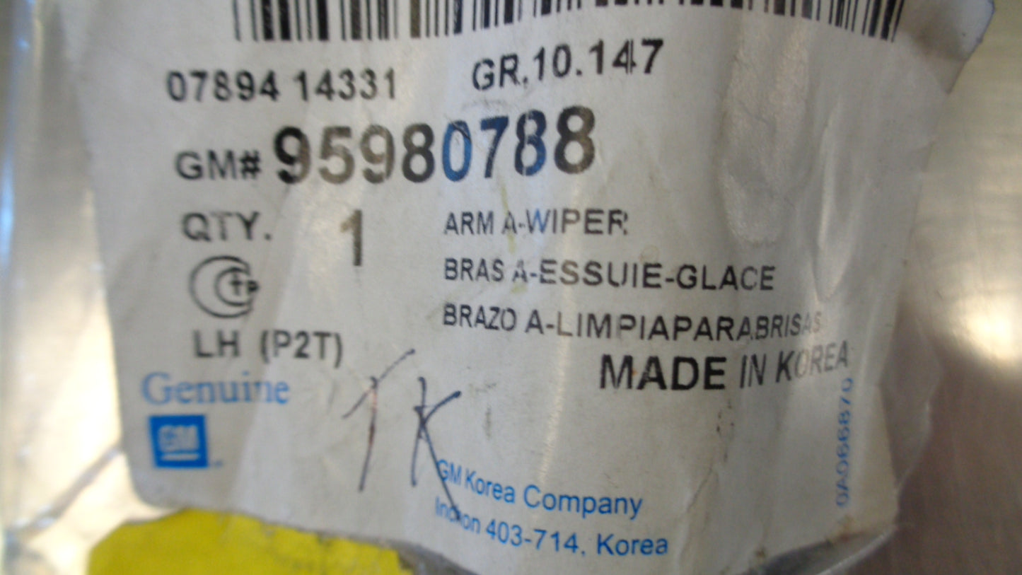 Holden Barina Genuine Left Hand Wiper Arm Assy New Part