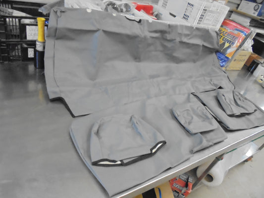 Shevron Rear 60/40 Canvas Seat Covers Suits Volkswagen Amarok New Part