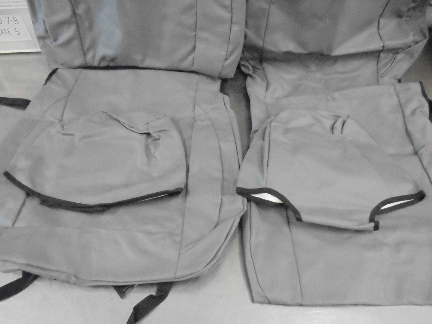 Shevron Front Canvas Seat Covers Suits Volkswagen Amarok New Part