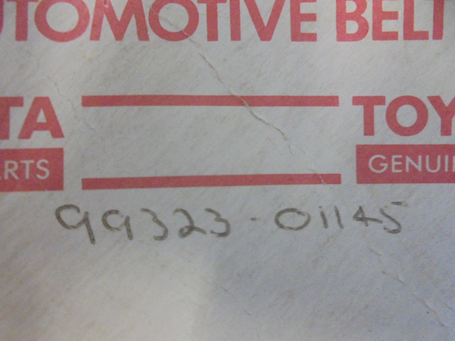 Toyota Landcruiser Genuine Alternator Belt New Part