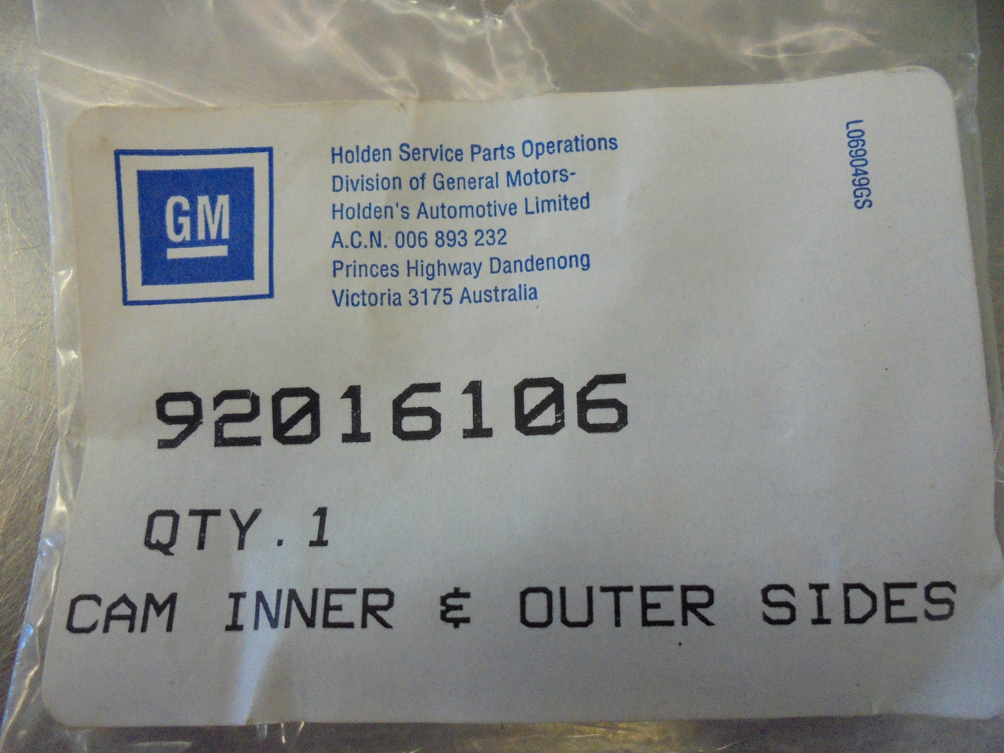 Holden JB-JD-JE Camira Genuine Cam Inner And Outside Sides Rear Windscreen New Part