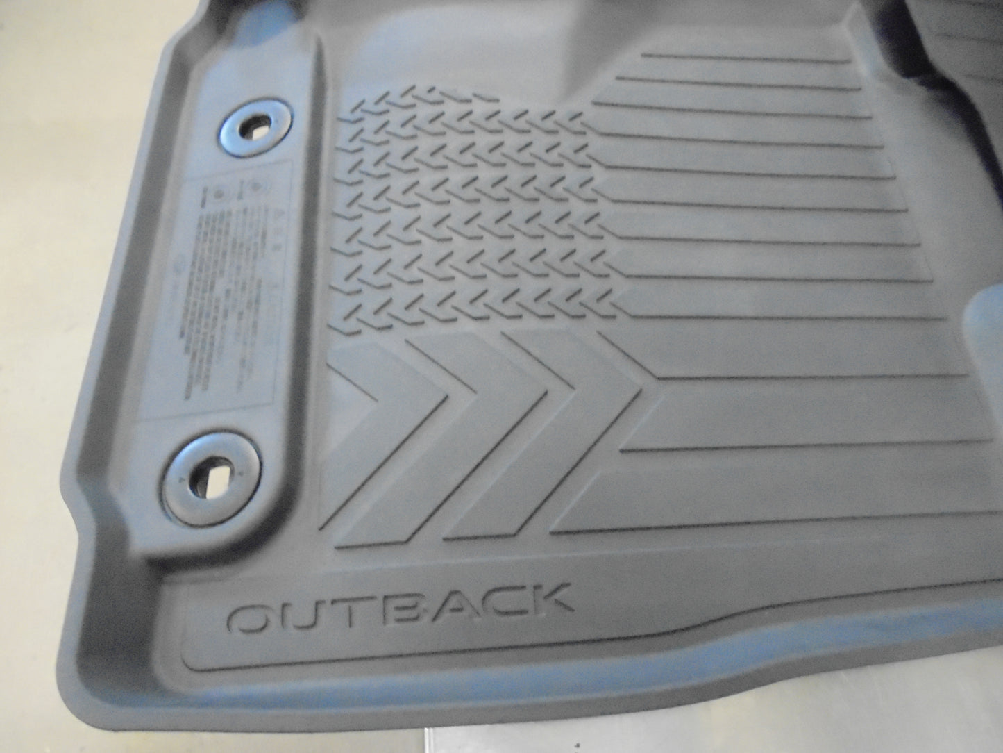 Subaru Outback Genuine Deep Dish Rubber Mat Set New Part