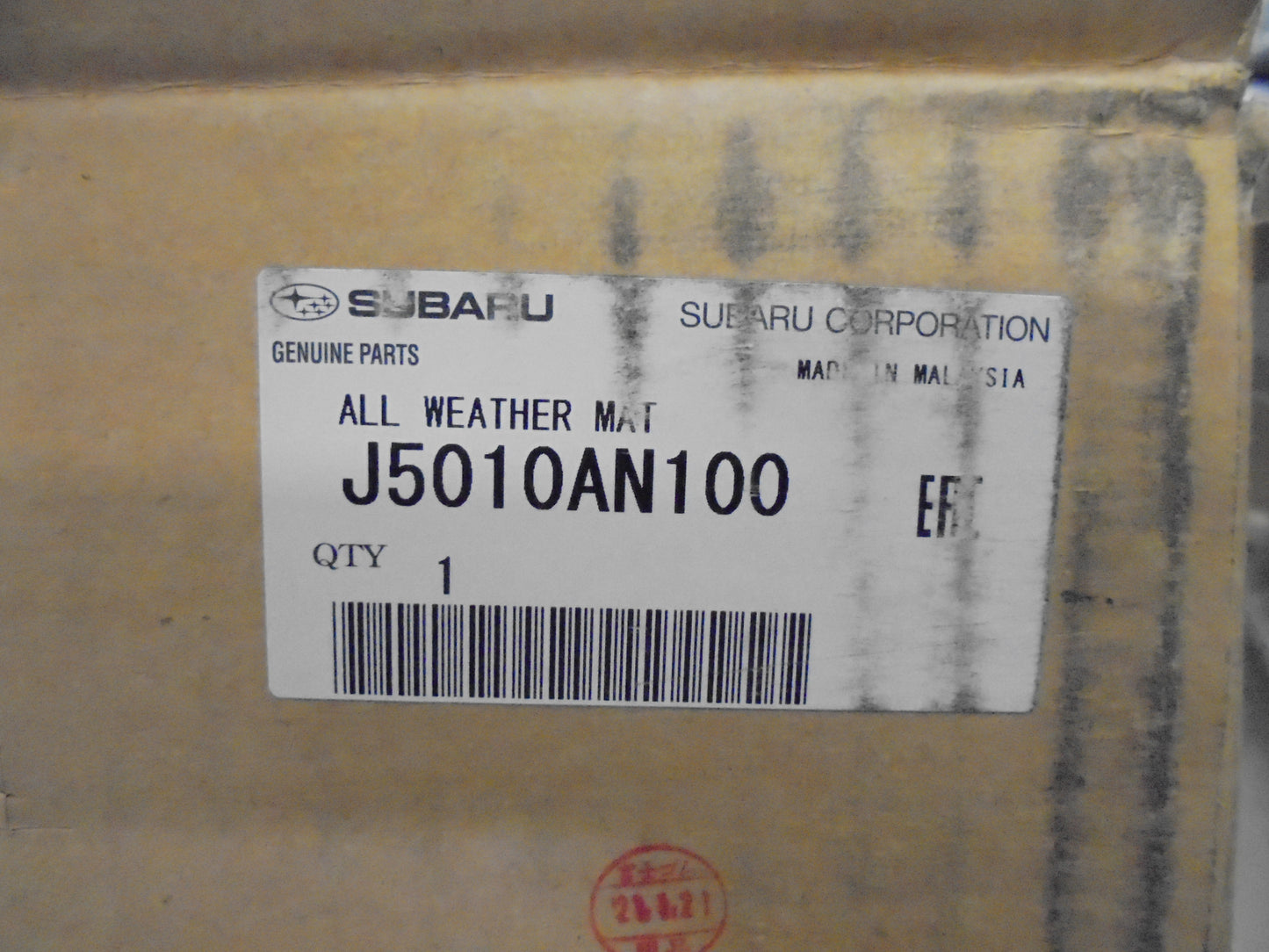 Subaru Outback Genuine Deep Dish Rubber Mat Set New Part