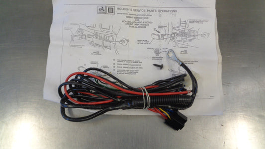 Holden Jackaroo / Rodeo Genuine Driving Lamp Harness New Part