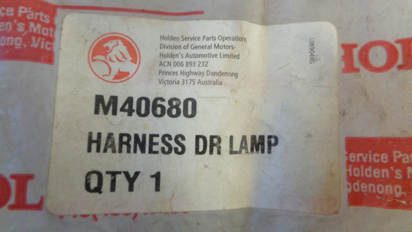 Holden Jackaroo / Rodeo Genuine Driving Lamp Harness New Part