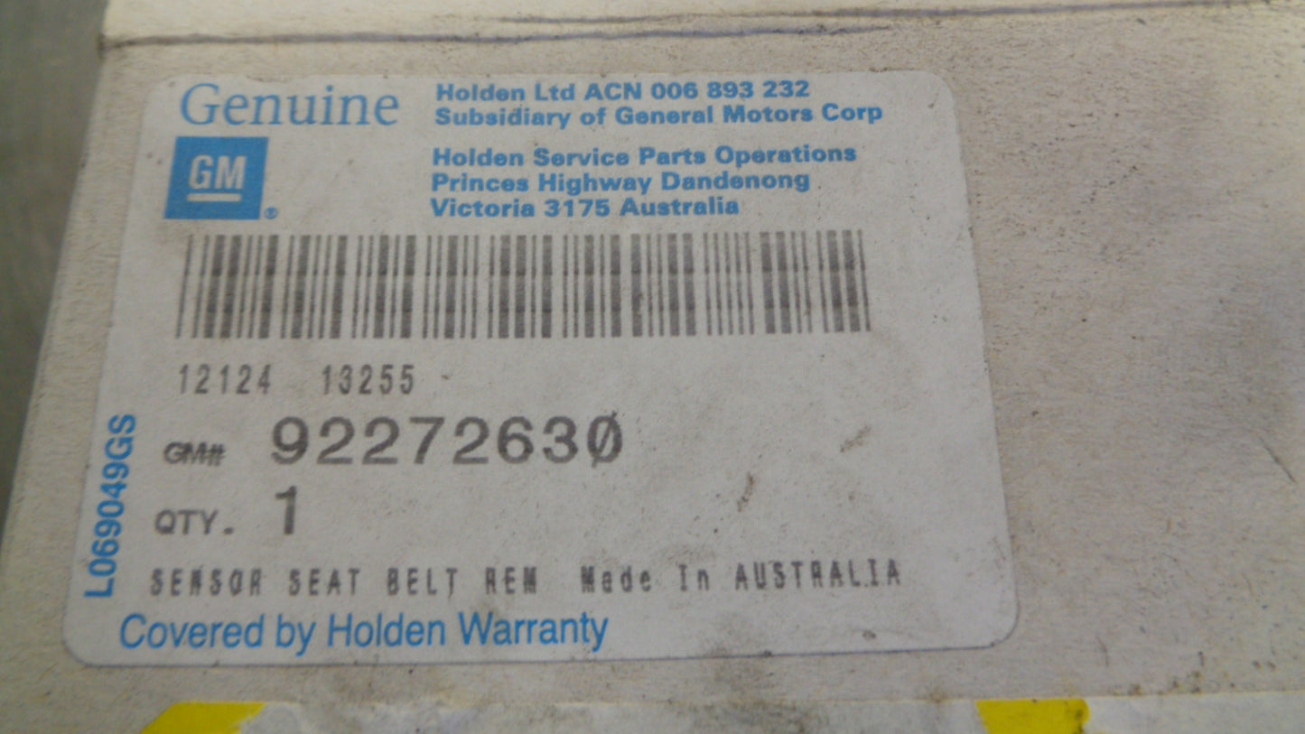 Holden VF Caprice Genuine Right Hand Front Seat Belt Sensor New Part