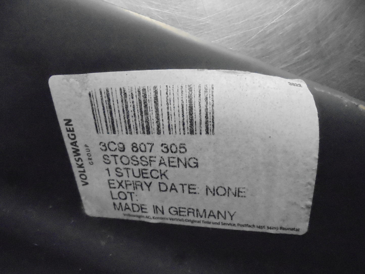 VW Passat CC Genuine Rear Bumper Reinforcement New Part