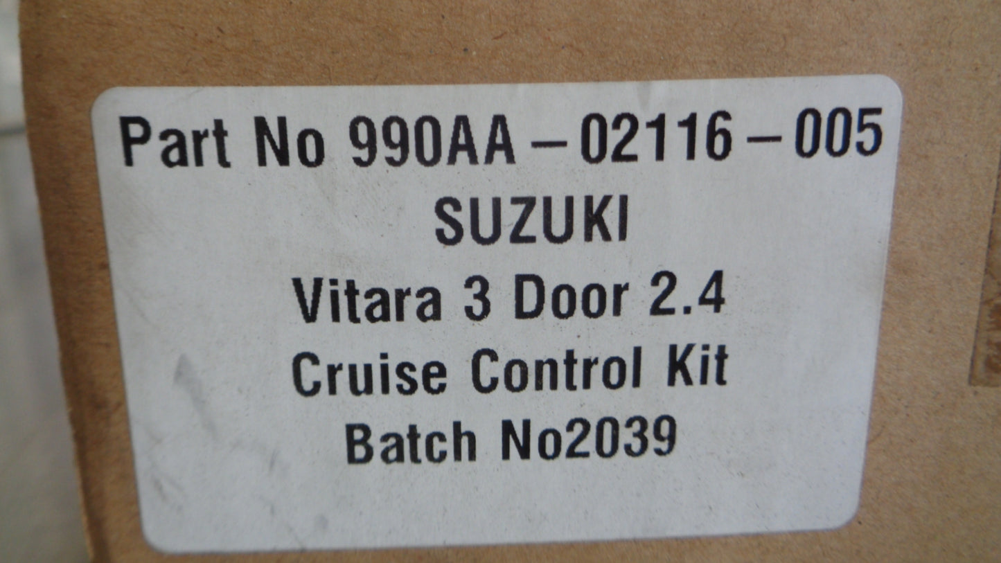 Suzuki Grand Vitara Genuine Cruise Control Kit New Part
