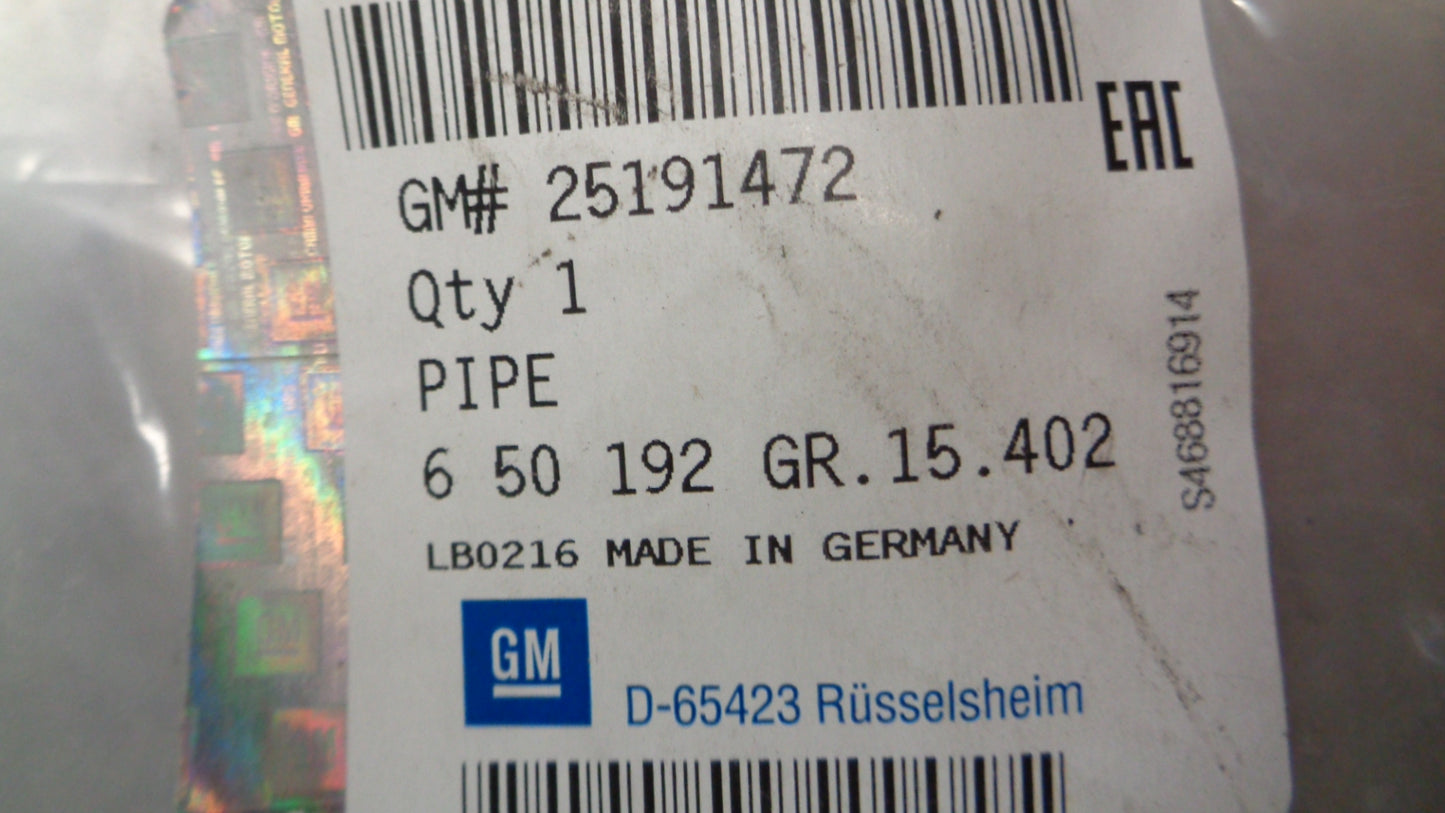 Holden AH Astra Genuine Oil Cooler Pipe New Part
