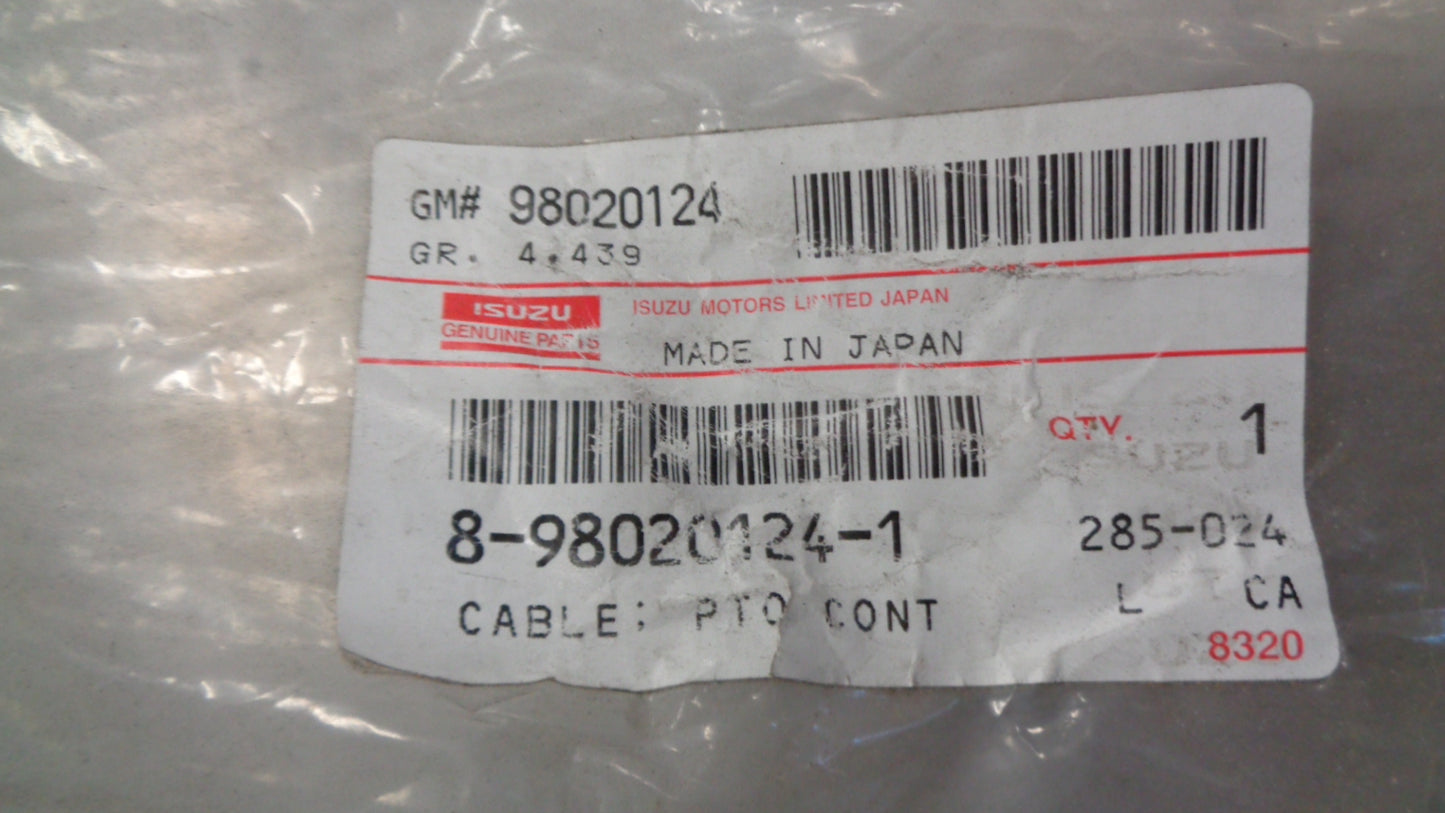 Isuzu NPR Genuine Power Take Off Contact Cable New Part