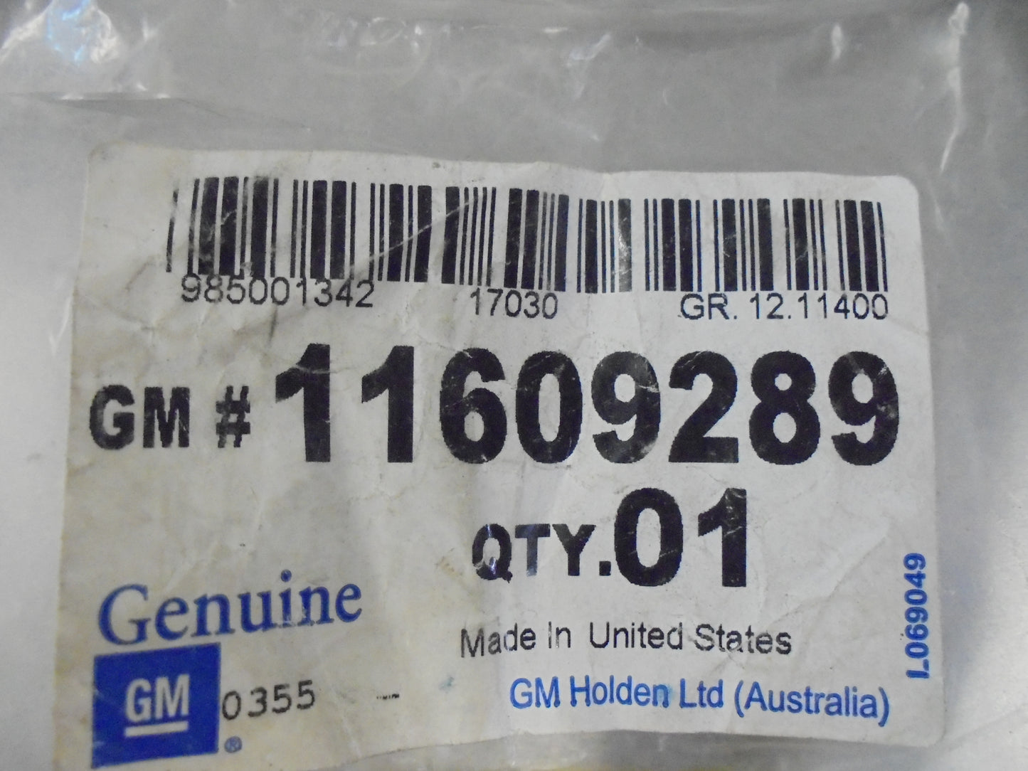 Holden V8 Genuine Engine Sump Plug New Part