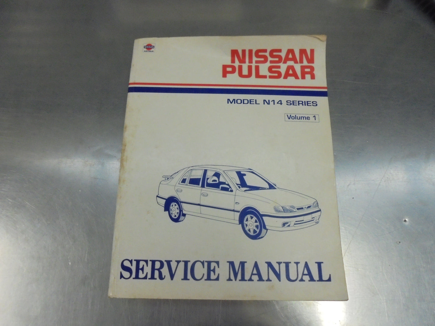 Nissan Pulsar N14 Series Volume 1 Genuine Service Manual Used Book