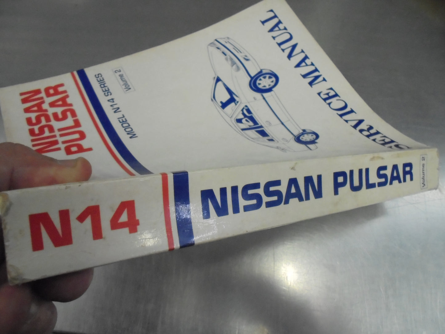 Nissan Pulsar N14 Series Volume 2 Genuine Service Manual Used Book