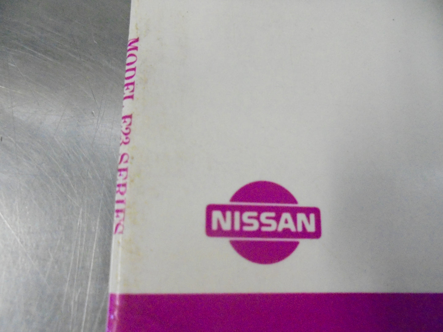 Nissan Urvan E23 Supplement II Genuine Used Book