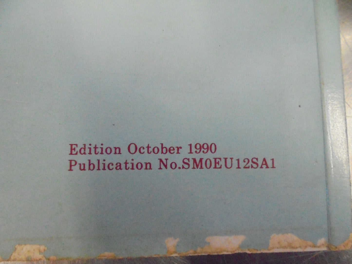 Nissan Pintara U12 Series Genuine Supplement-1 Used Book