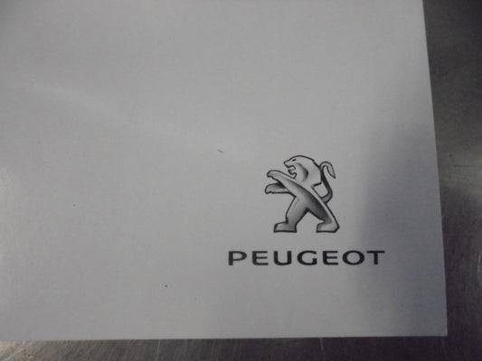 Peugeot Genuine Service Manual Information Book New Part