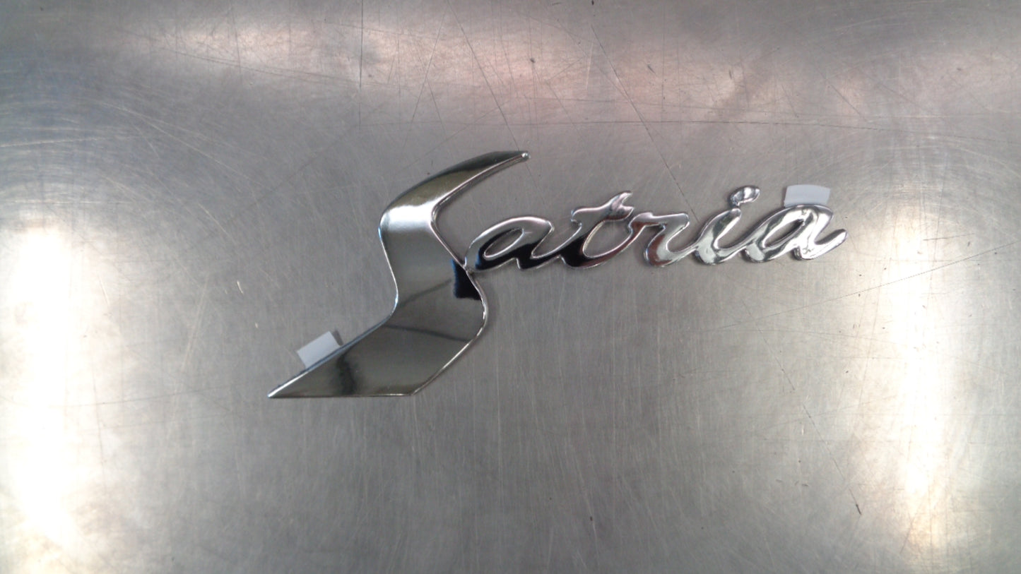 Proton Satria Genuine Rear Boot "Satria" Emblem New Part