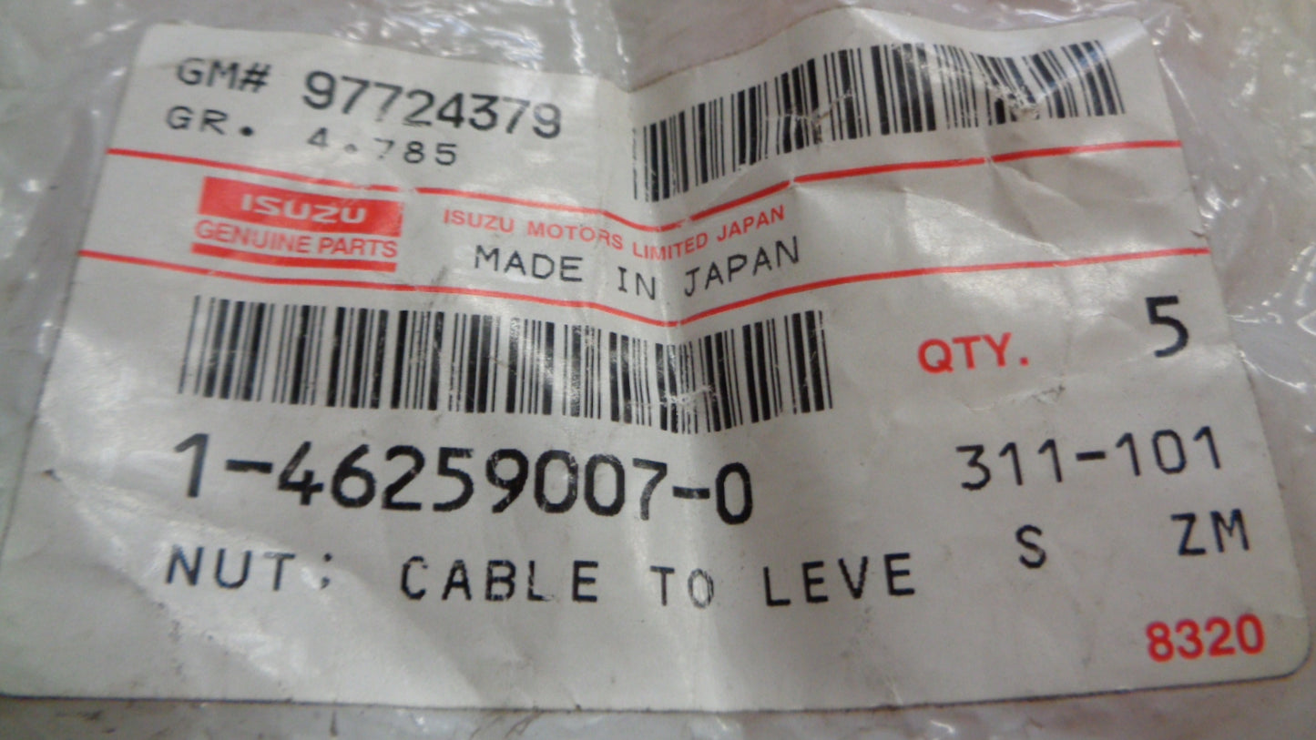 Isuzu F Series Genuine Hand Brake Cable To leaver Nut New Part