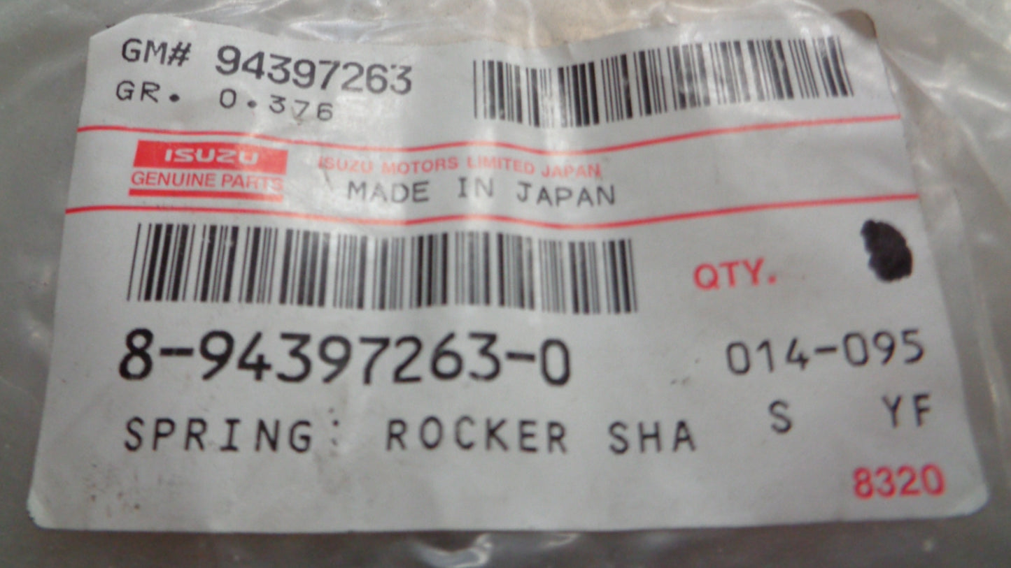 Isuzu NPR/NQR Genuine Rocker Shaft Spring New Part