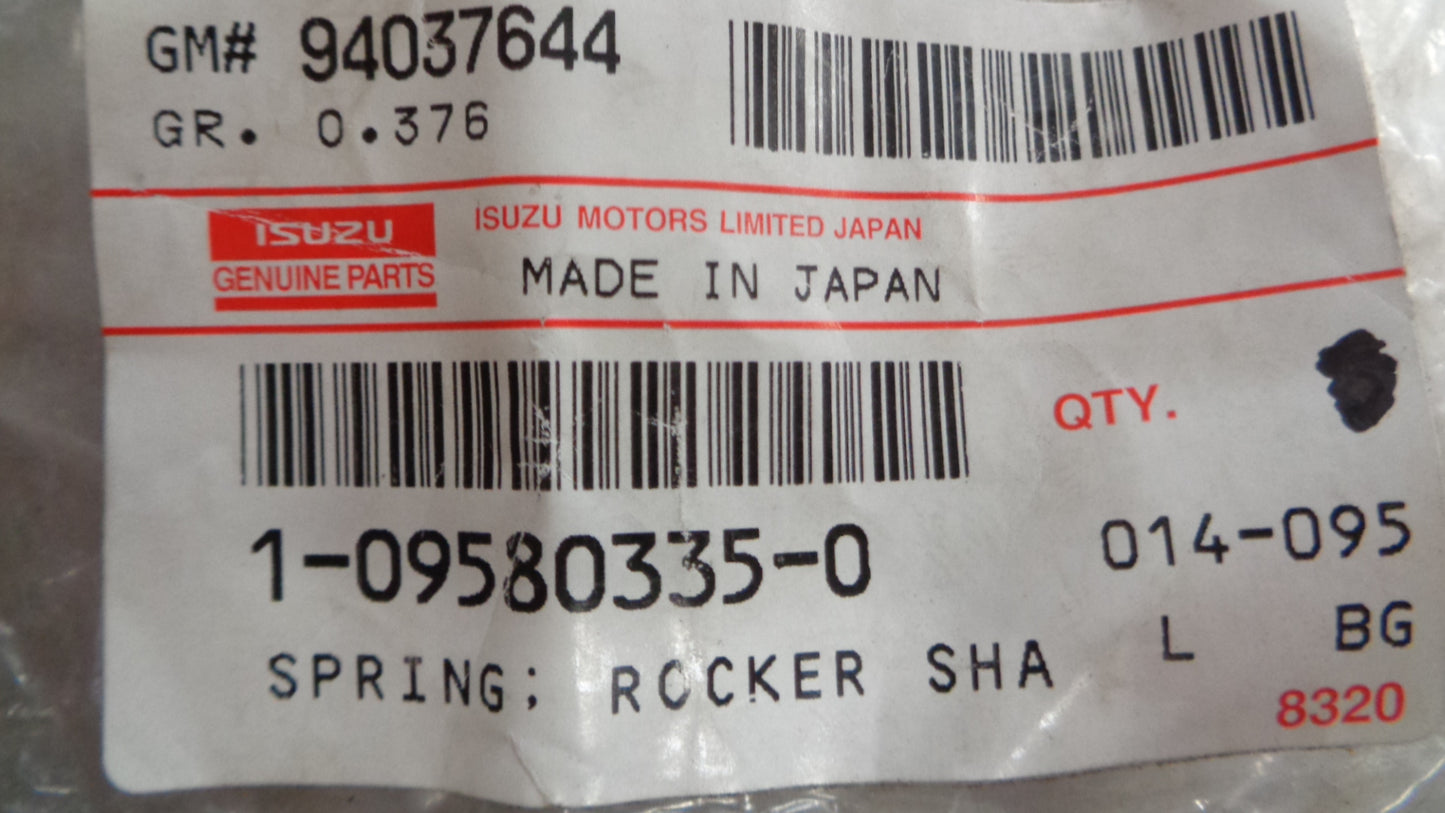 Isuzu NPR/NQR Genuine Rocker Shaft Spring New Part