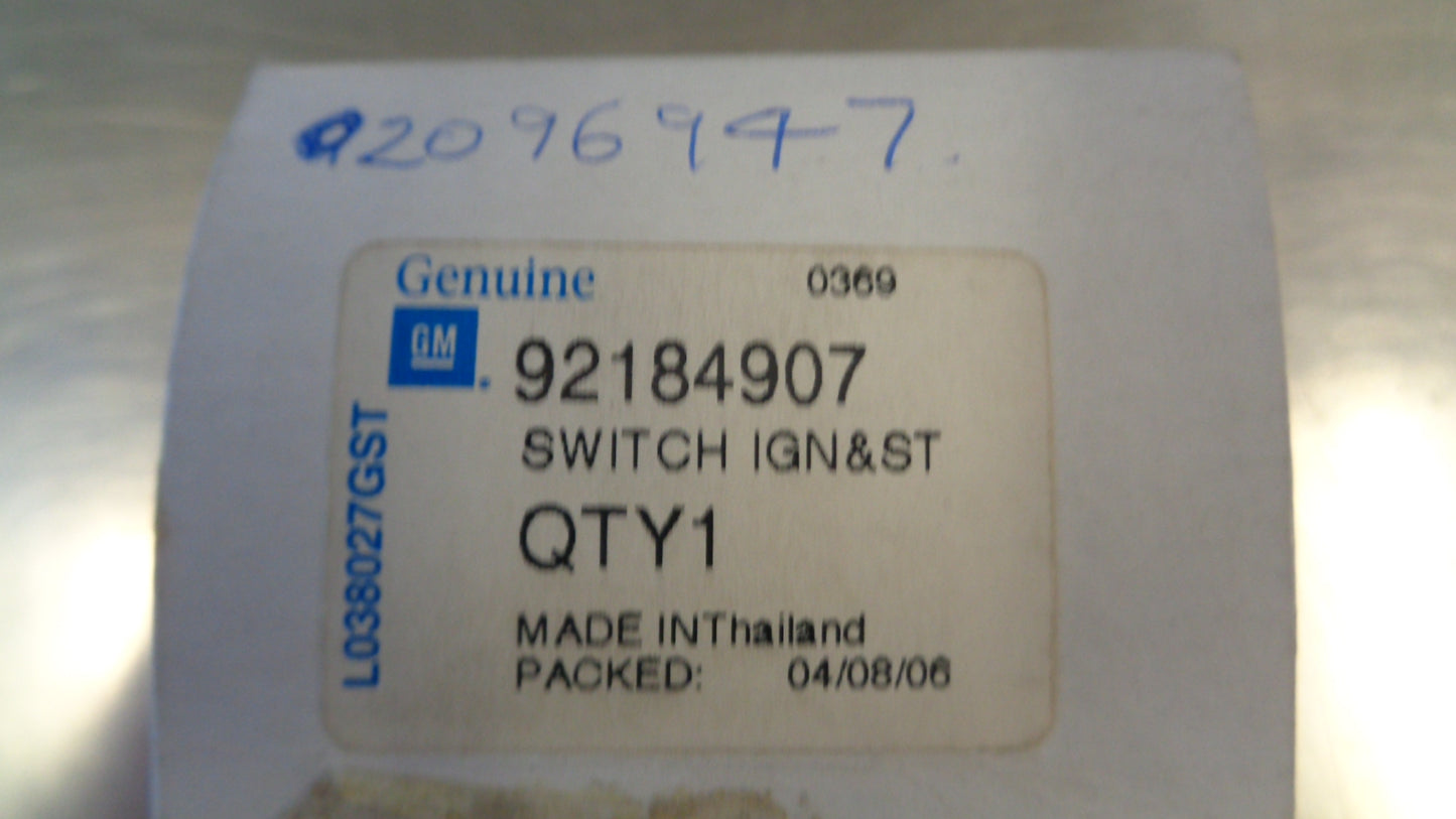 Holden VE Commodore / WB Statesman / RG Colorado Genuine Ignition Switch Module New Part