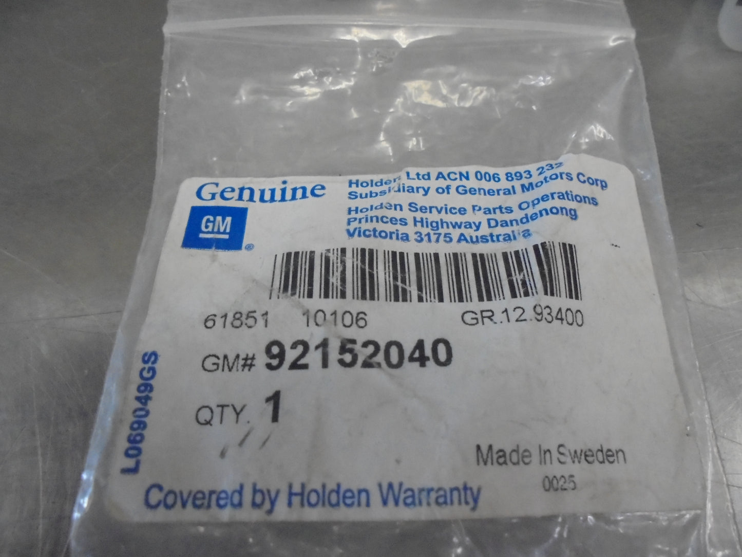 Saab 9-3/9-5 Genuine Body Trim Side Skirt Clip New Part