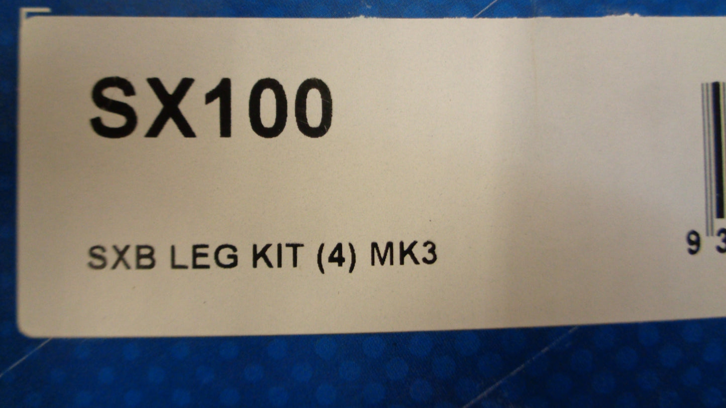 Rhino Rack 1260mm Silver Vortex Bars with Roof Rail Clamp Leg Kit New Part
