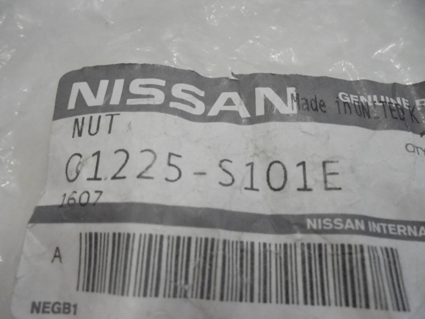 Nissan Qashqai-2 JJ10E Genuine Rear Suspension Nut New Part