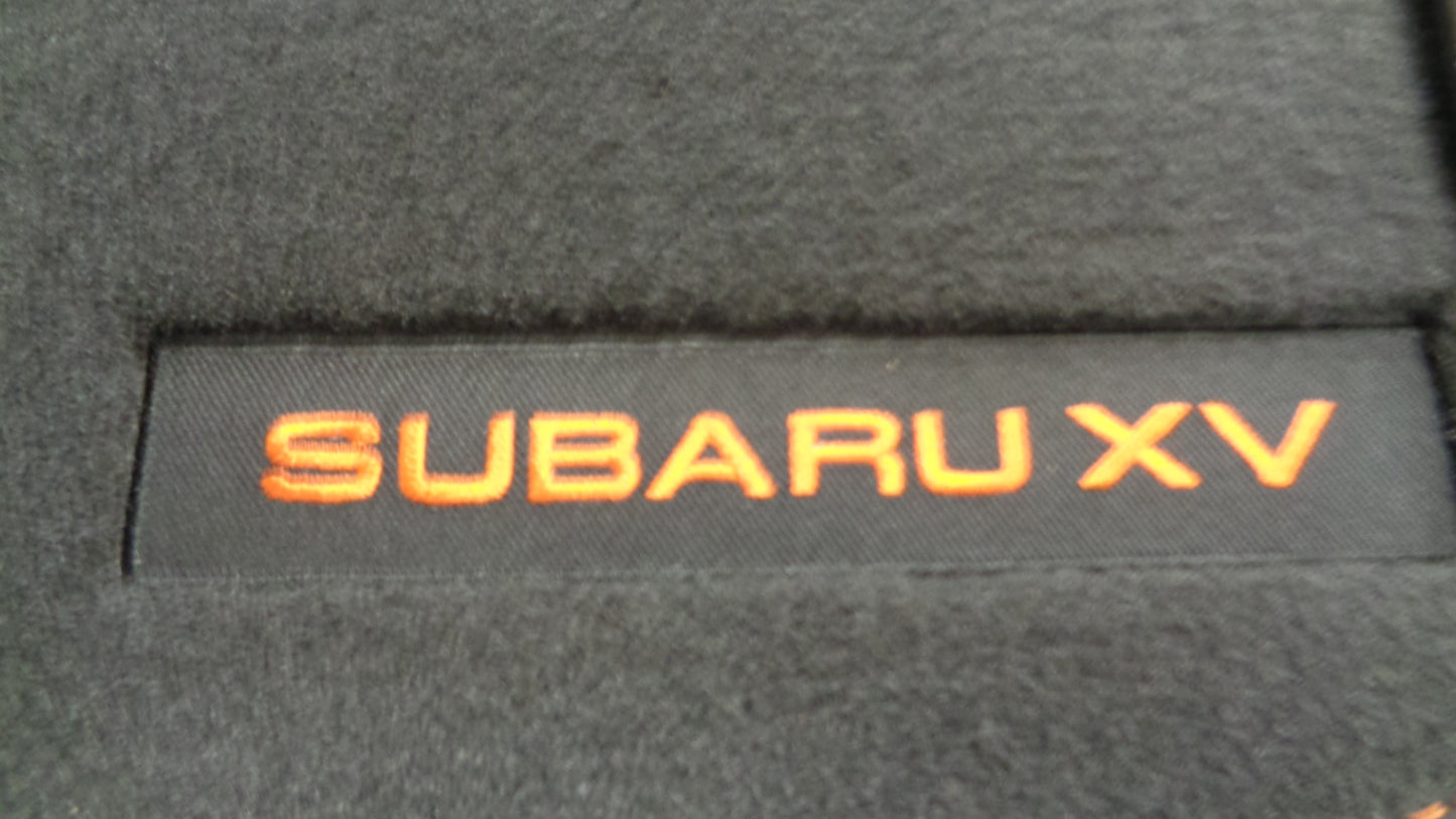 Subaru XV Genuine Set of 5 Limited Edition Yellow Logo Carpet Mats New Part