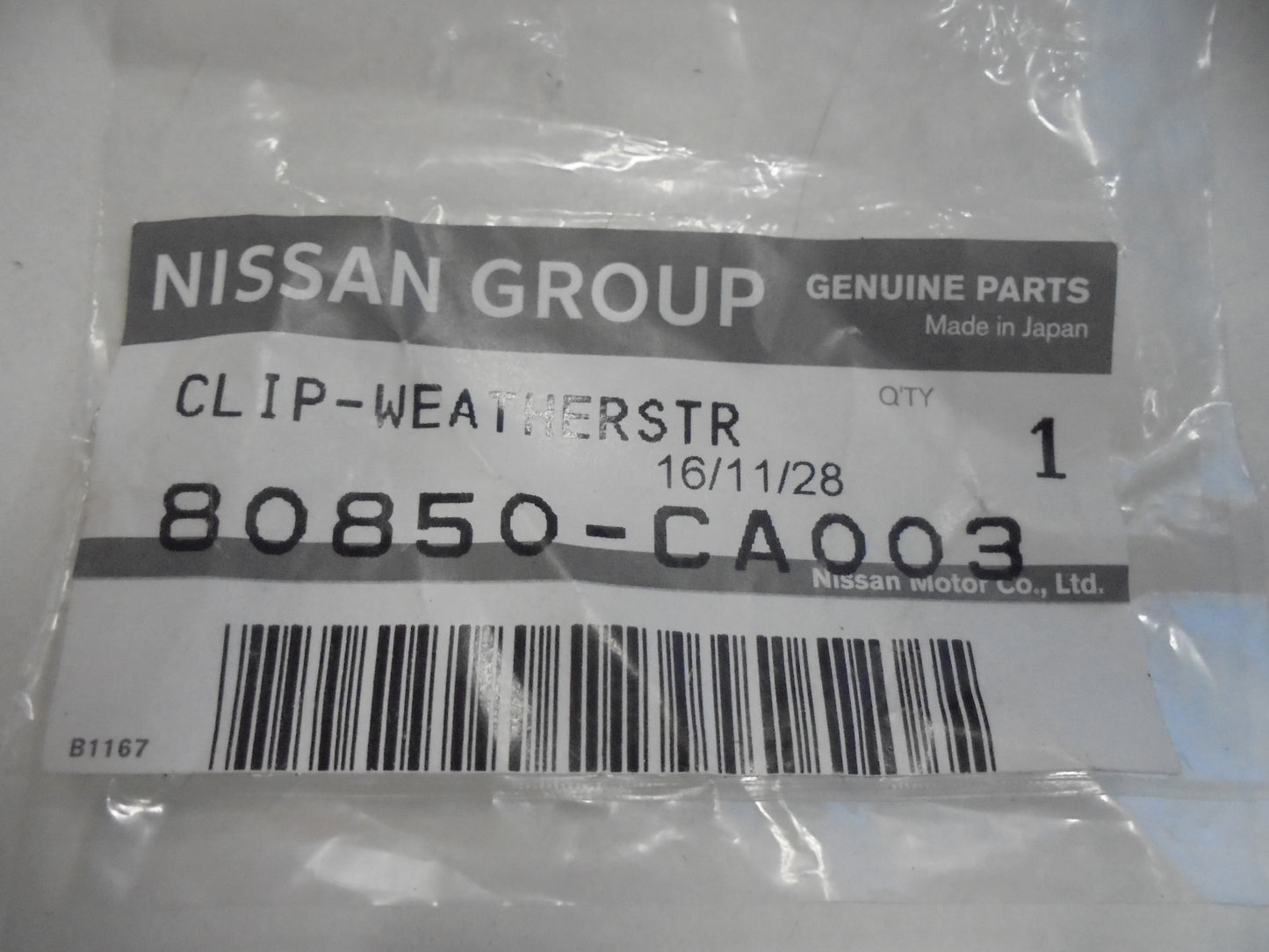 Nissan Murano-Xtrail Genuine weather Strip Clip New Part
