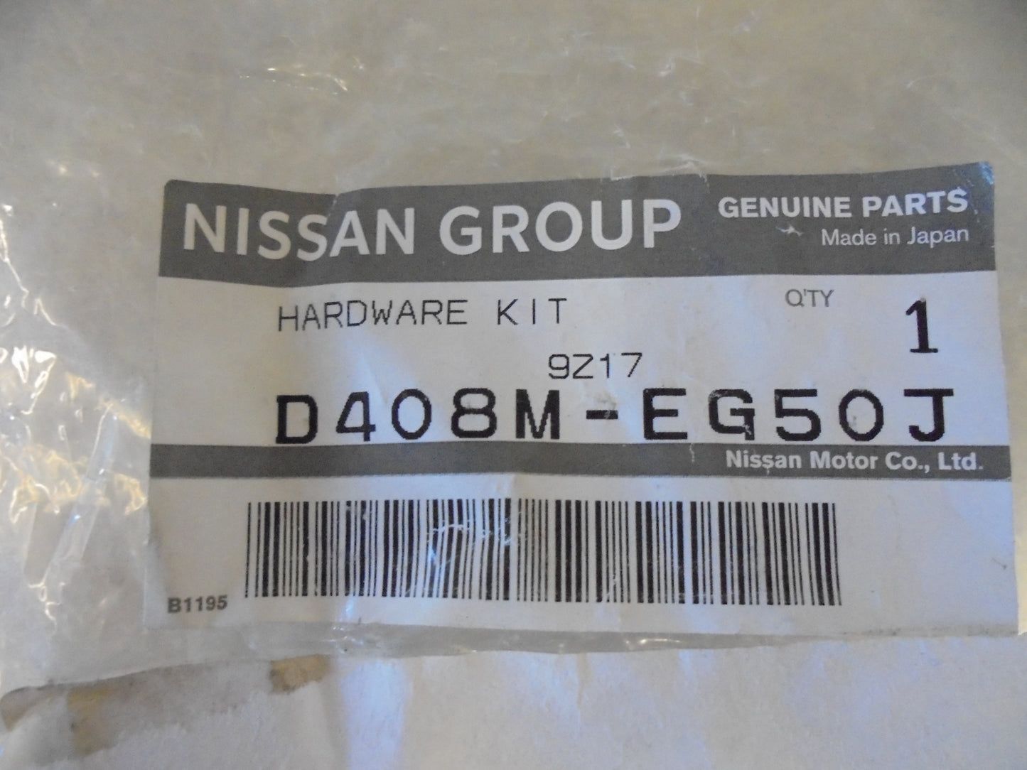 Nissan Juke Genuine Rear Brake Disc Hardware Kit New Part