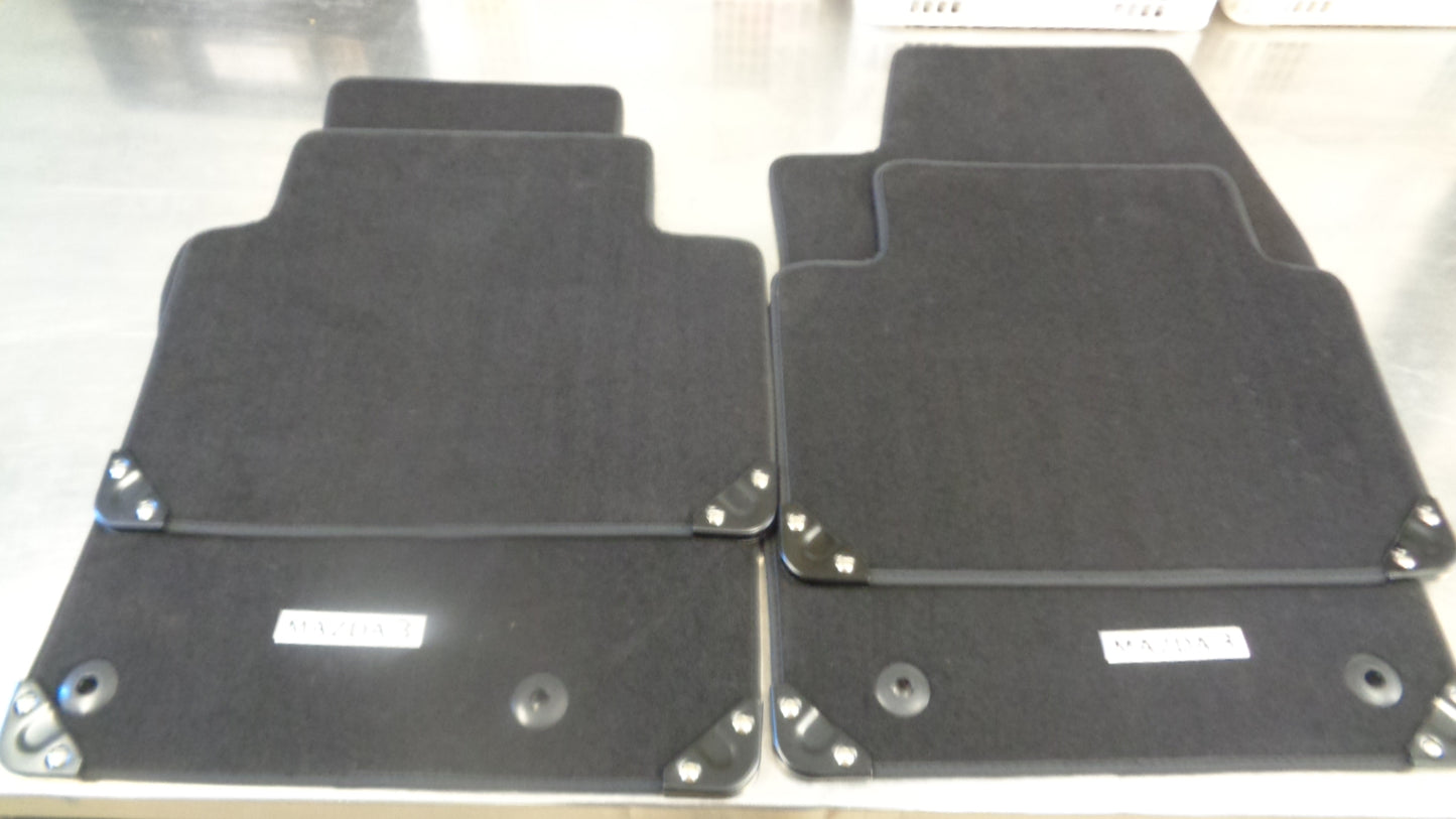Mazda 3 Hatch/Sedan Genuine Carpet Floor Mat Set New Part