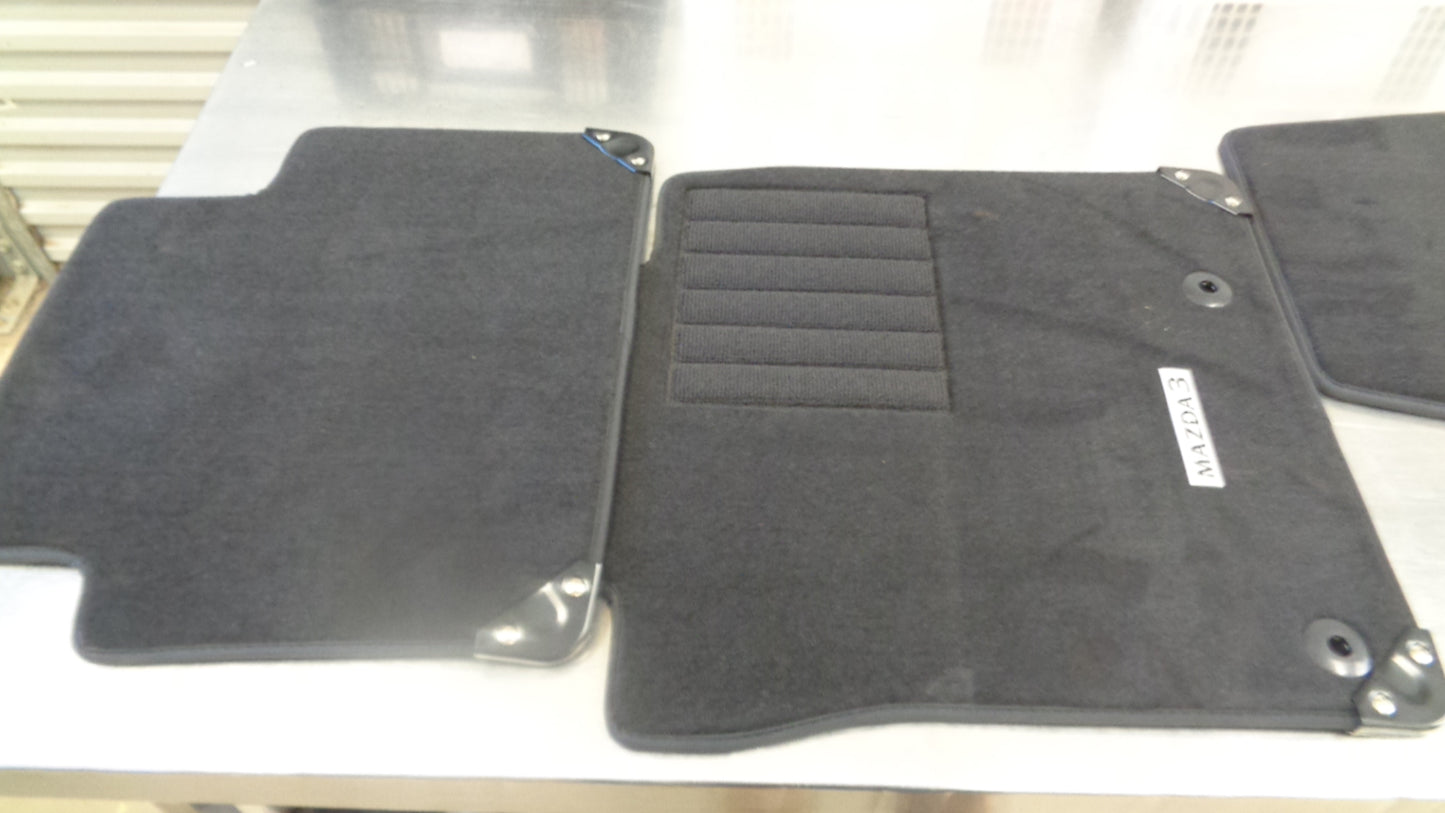 Mazda 3 Hatch/Sedan Genuine Carpet Floor Mat Set New Part