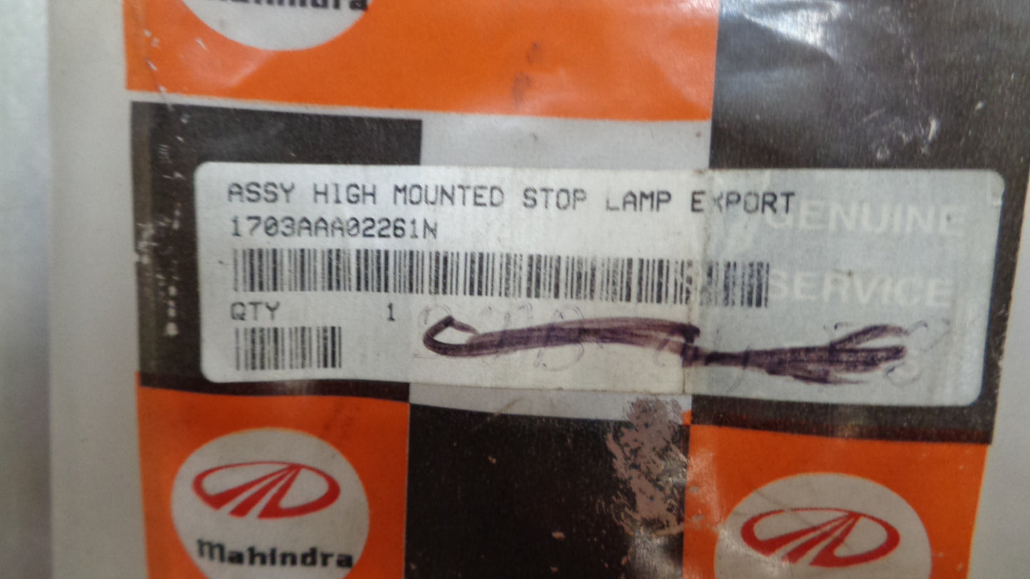 Mahindra Pik Up Genuine High Mount Stop Lamp New Part