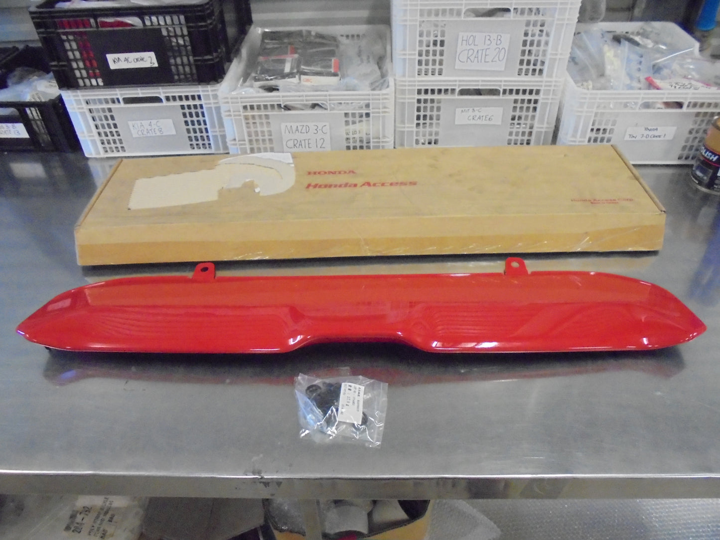 Honda Civic Hatch Genuine Center Rear Lower Spoiler New Part