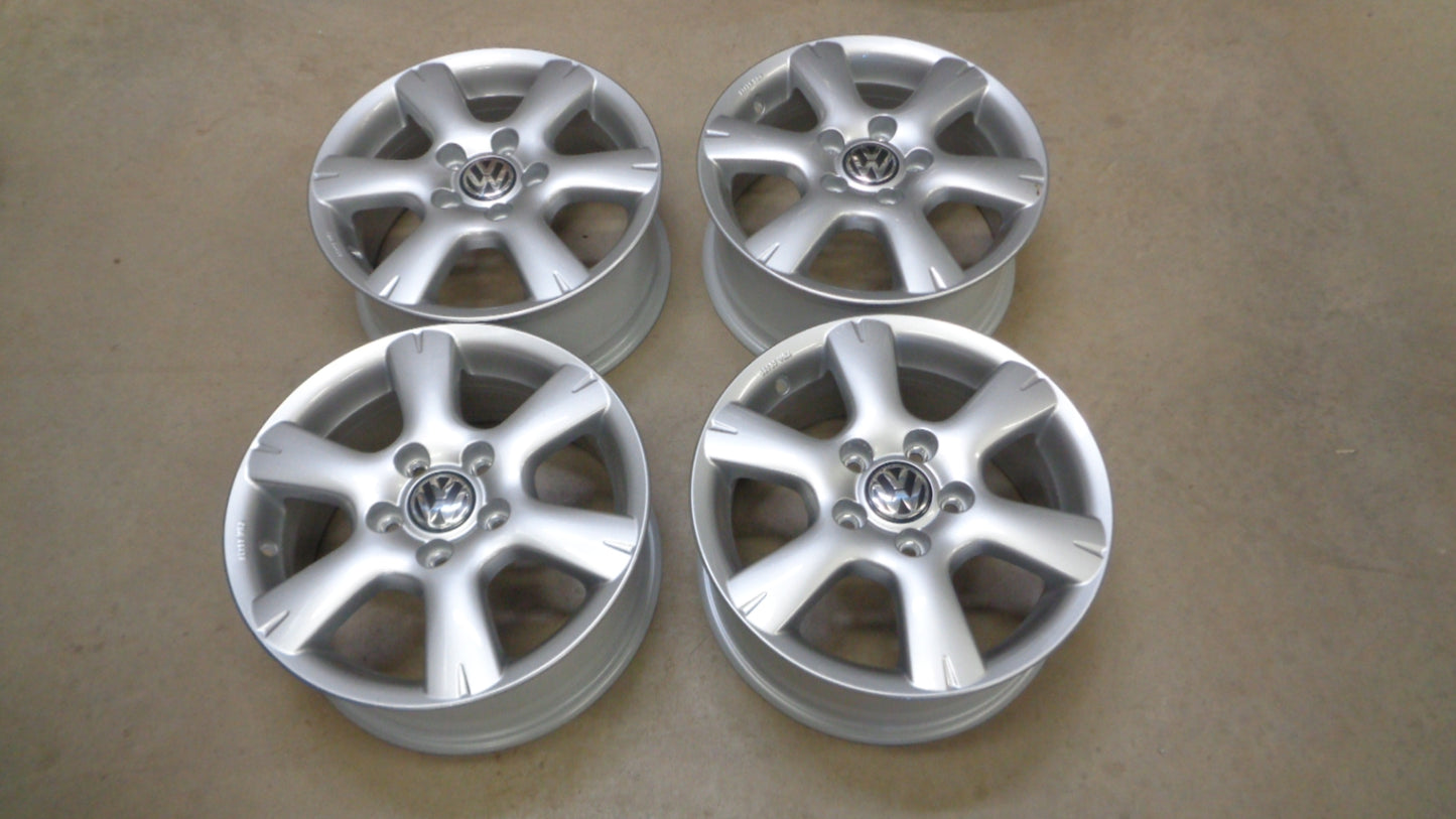 Volkswagen Golf/Jetta/Sportwagon Genuine Tangis 15" Alloy Wheels Set Of 4 New Part
