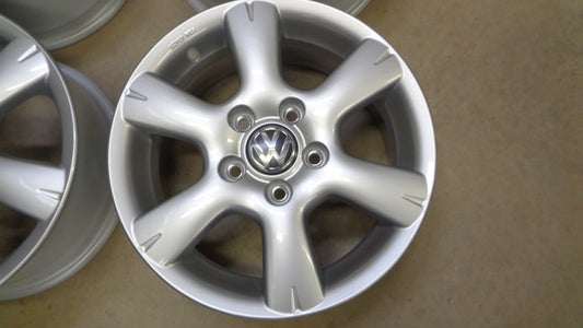 Volkswagen Golf/Jetta/Sportwagon Genuine Tangis 15" Alloy Wheels Set Of 4 New Part