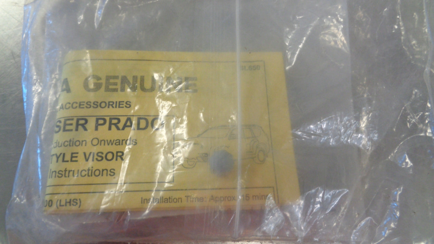 Toyota Landcruiser Prado Genuine Left Hand Front Weathershield New Part