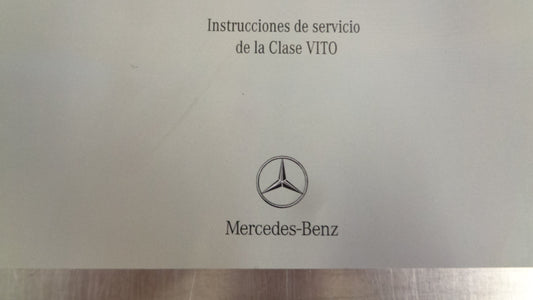 Mercedes Benz Vito Instruction Manual (in Spanish) New Part